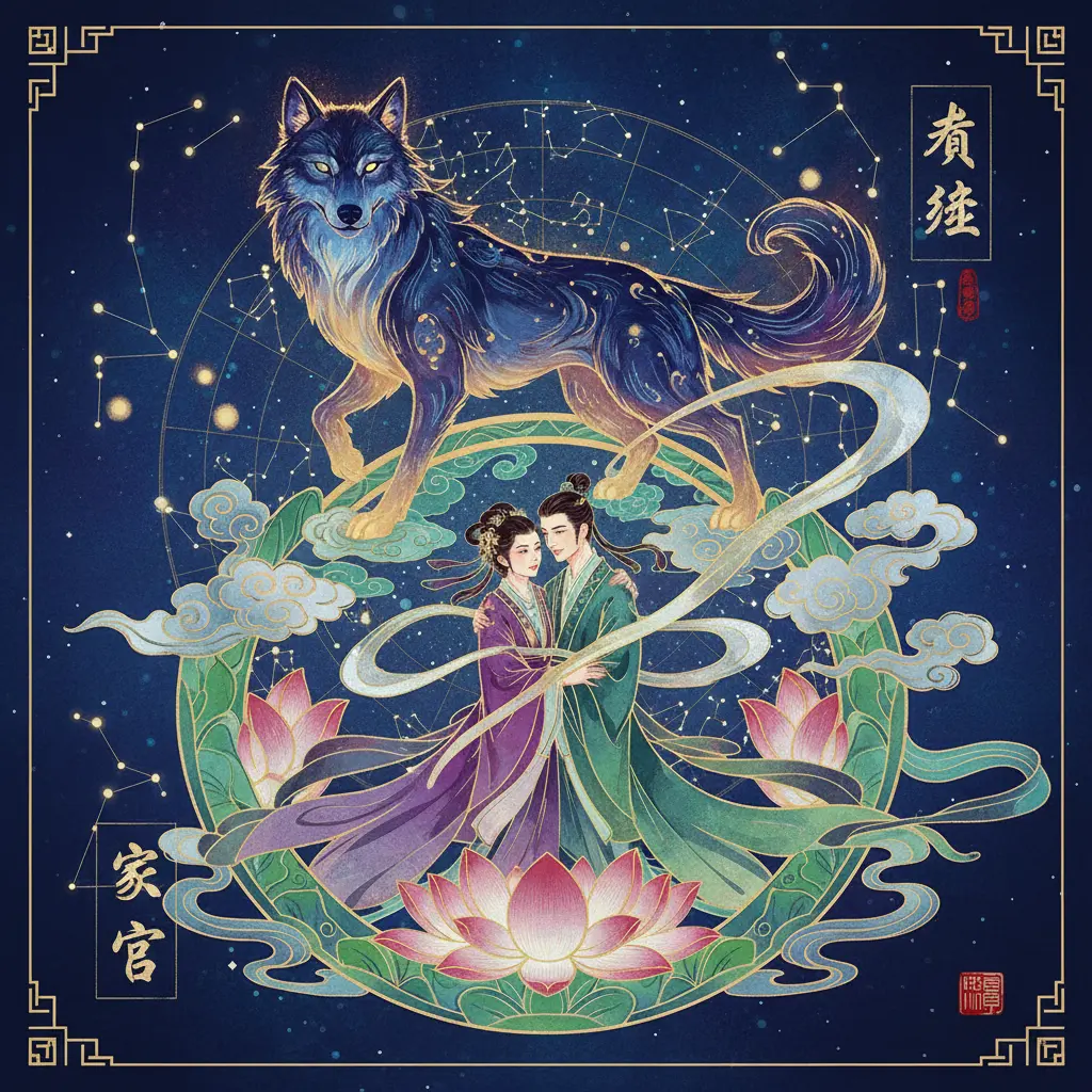 夫妻宮 - 貪狼星