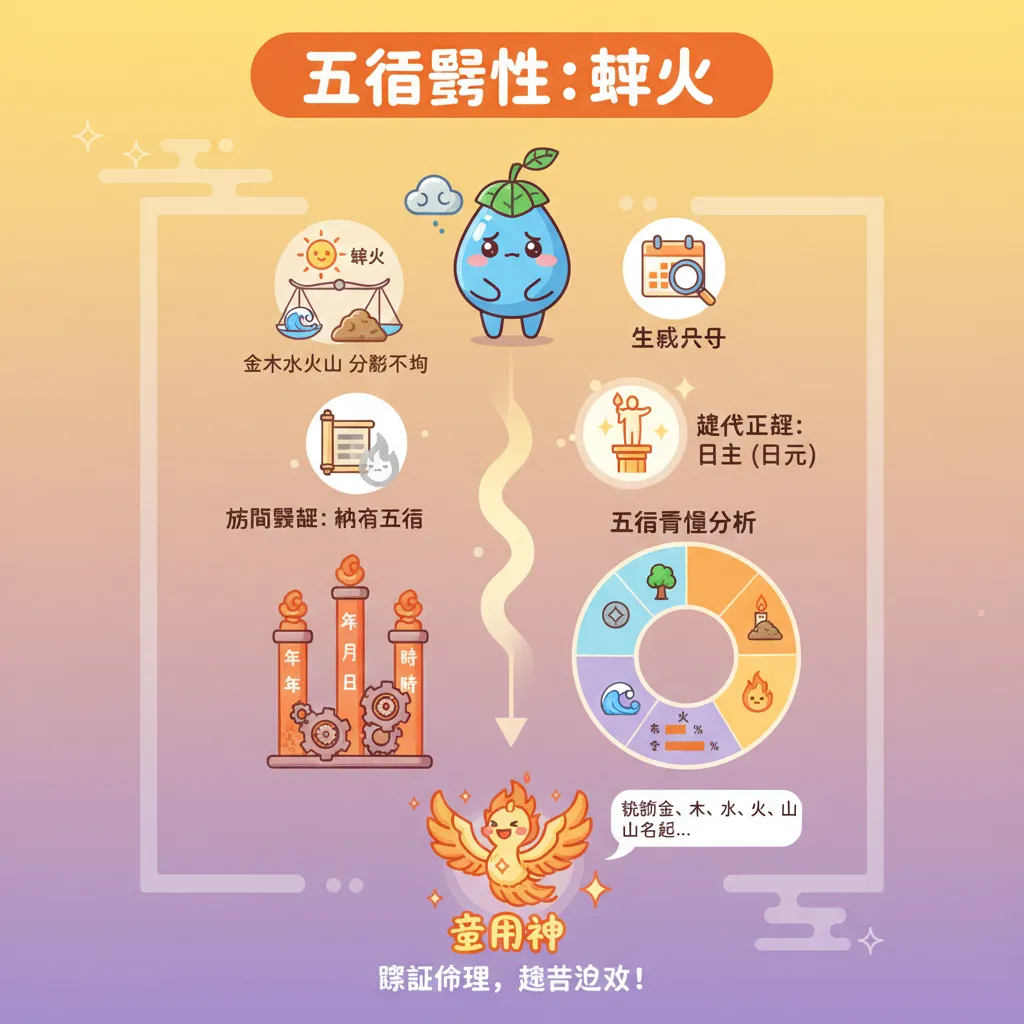 個人命理分析：五行屬性、強弱計算與喜用神應用