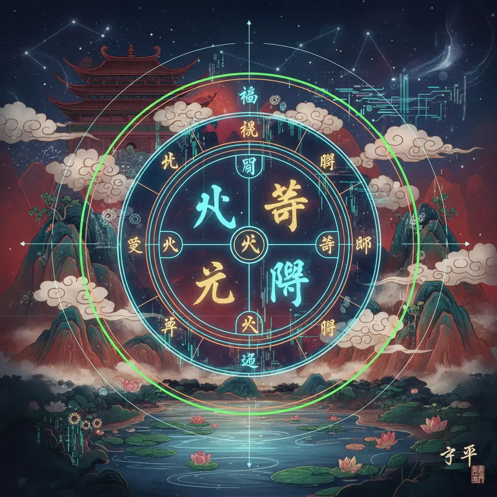 子平八字 - 八字命盤