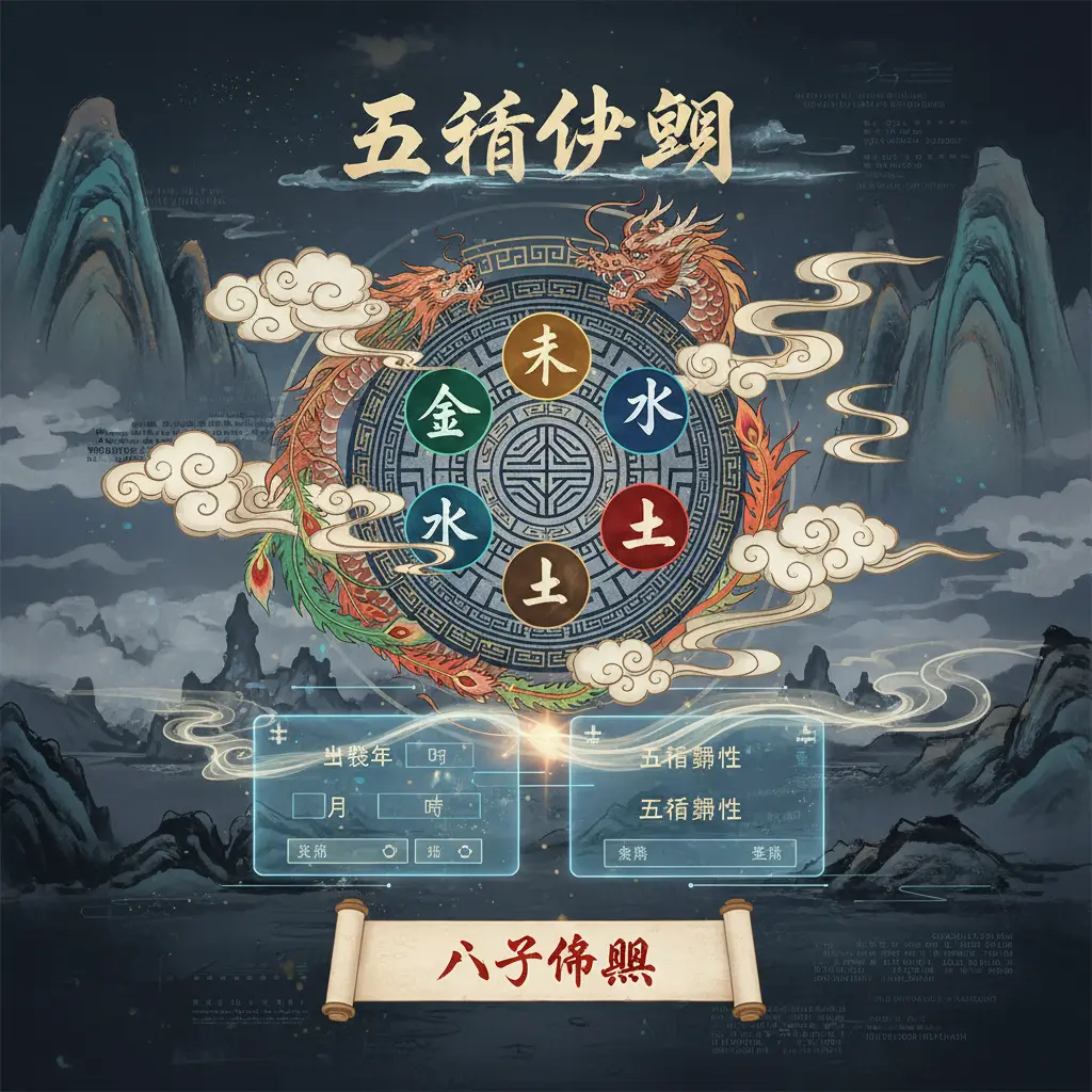 五行查詢 - 八字五行