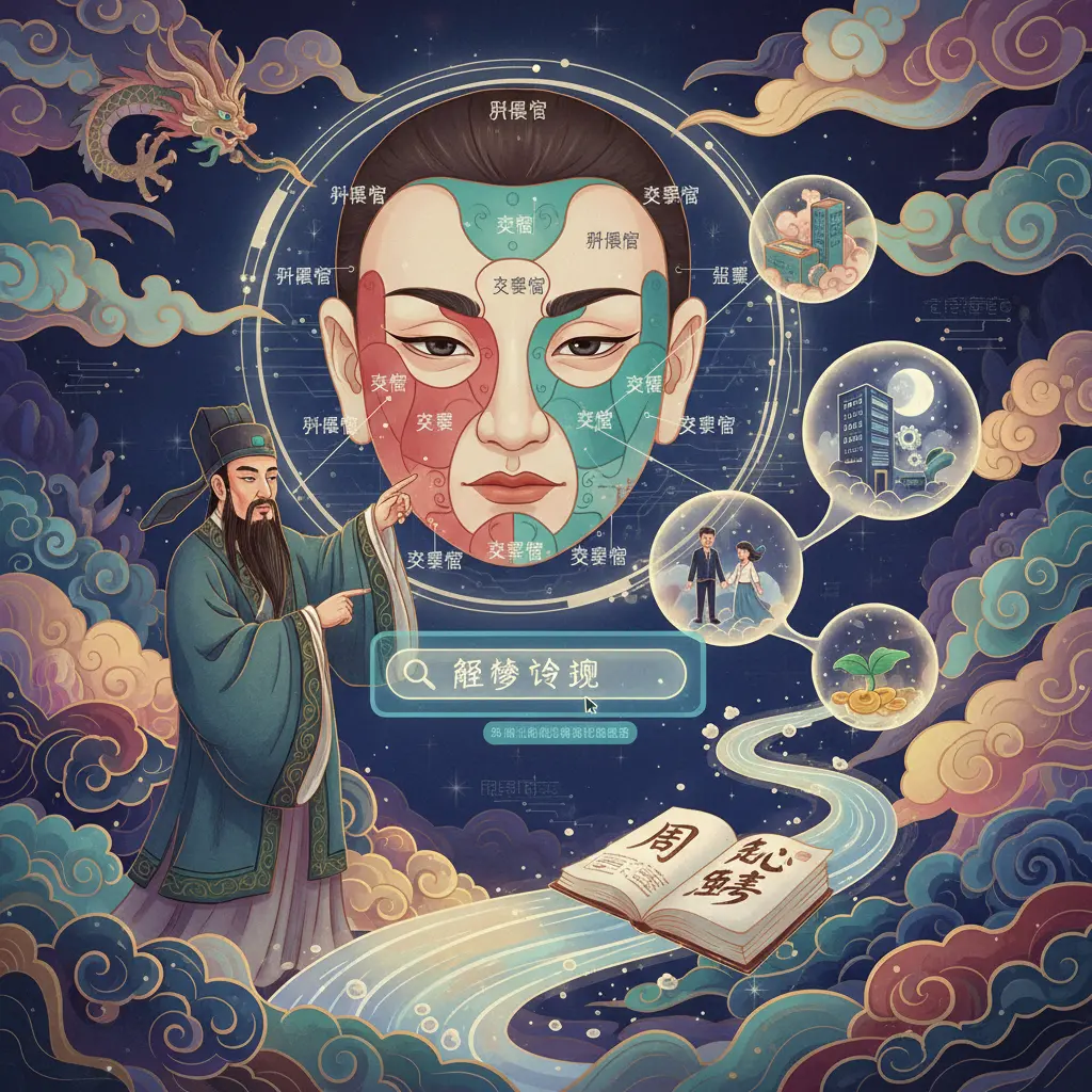 解夢查詢 - 面相學